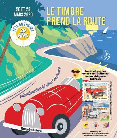 affiche la fete du timbre
